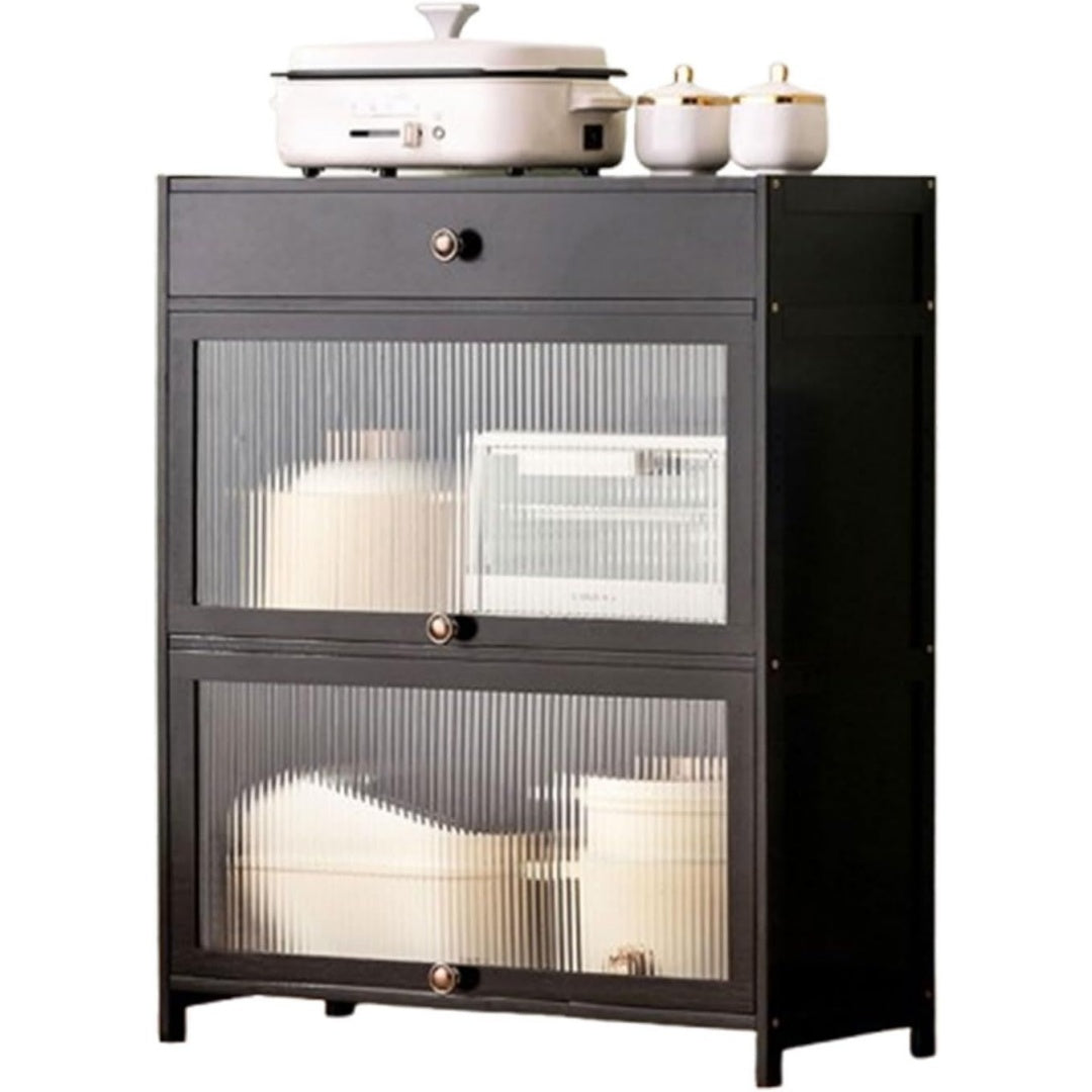Le charme du rangement avec ce armoire aux lignes soignees, coloris non determine