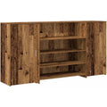 Un espace mieux organise grace a ce armoire avec portes, a l'aspect bois, finition bois naturel