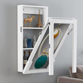 Une touche de caractere, bibliotheque avec portes, avec etageres dans un ton bois naturel et vert