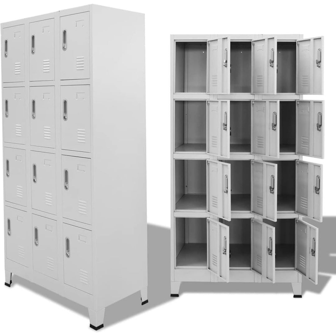 Une silhouette equilibree pour ce armoire avec portes, au style industriel, teinte non determine
